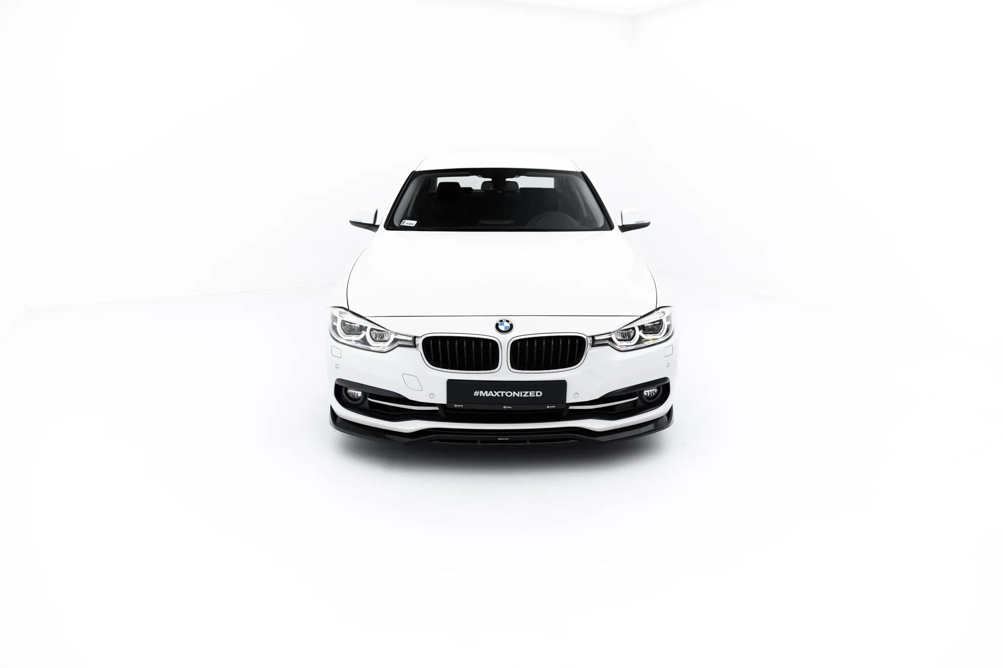 Frontlippe passend für BMW 3er Sportline Limousine / Touring F30 / F31 schwarz Hochglanz