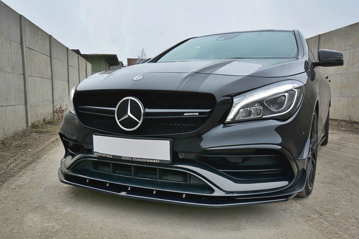 Front Ansatz V.1 für Mercedes CLA A45 AMG C117 Facelift Carbon Look
