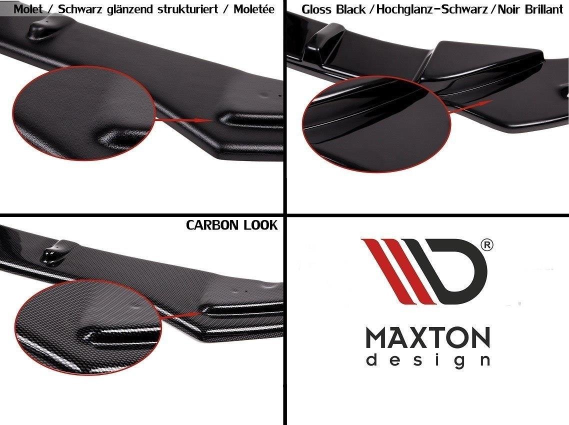 Diffusor Heck Ansatz für Mazda 6 GJ Mk3 schwarz Hochglanz