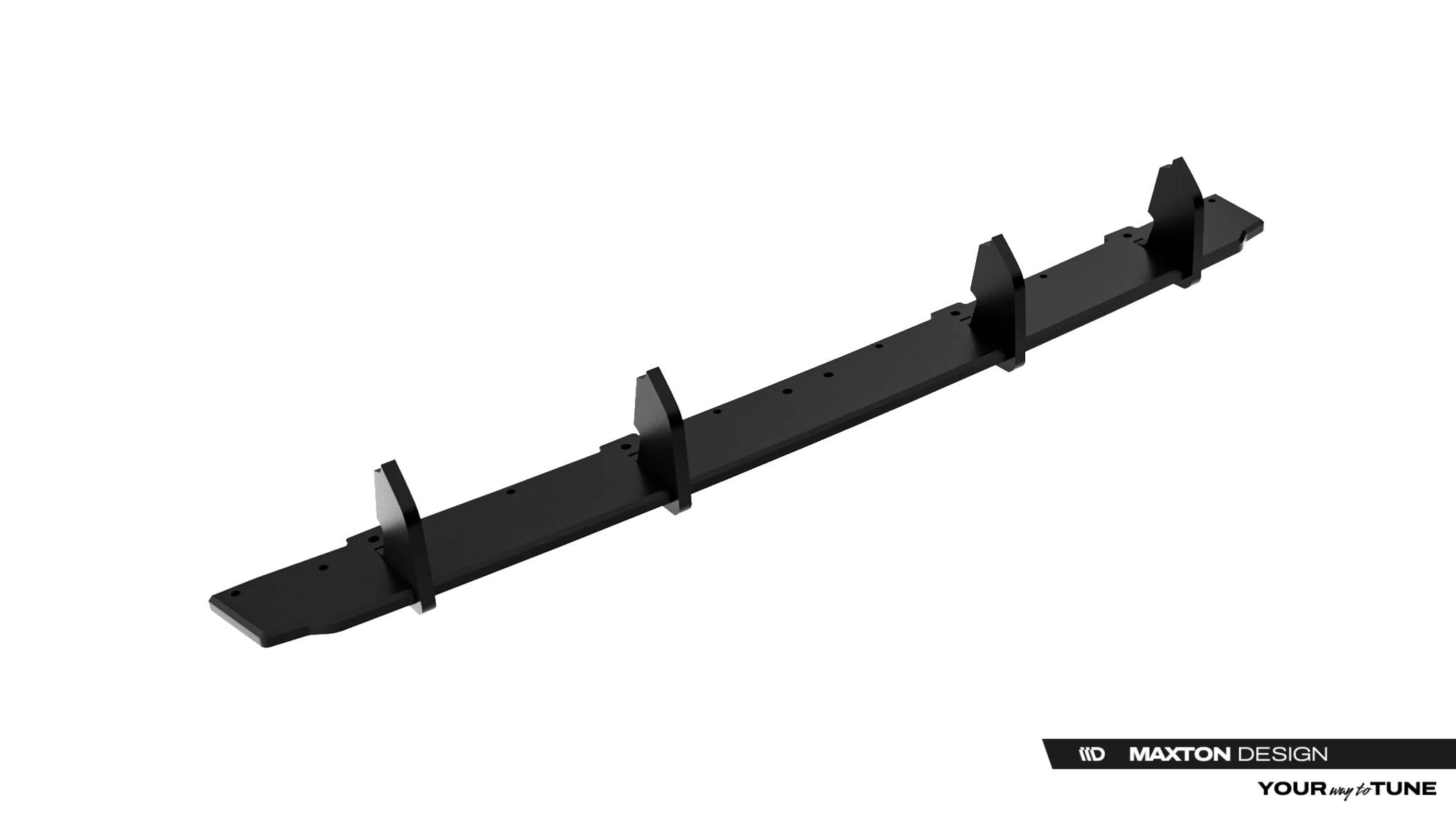Heckansatz Diffusor passend für Toyota GR Yaris Mk4 Facelift roter Kern