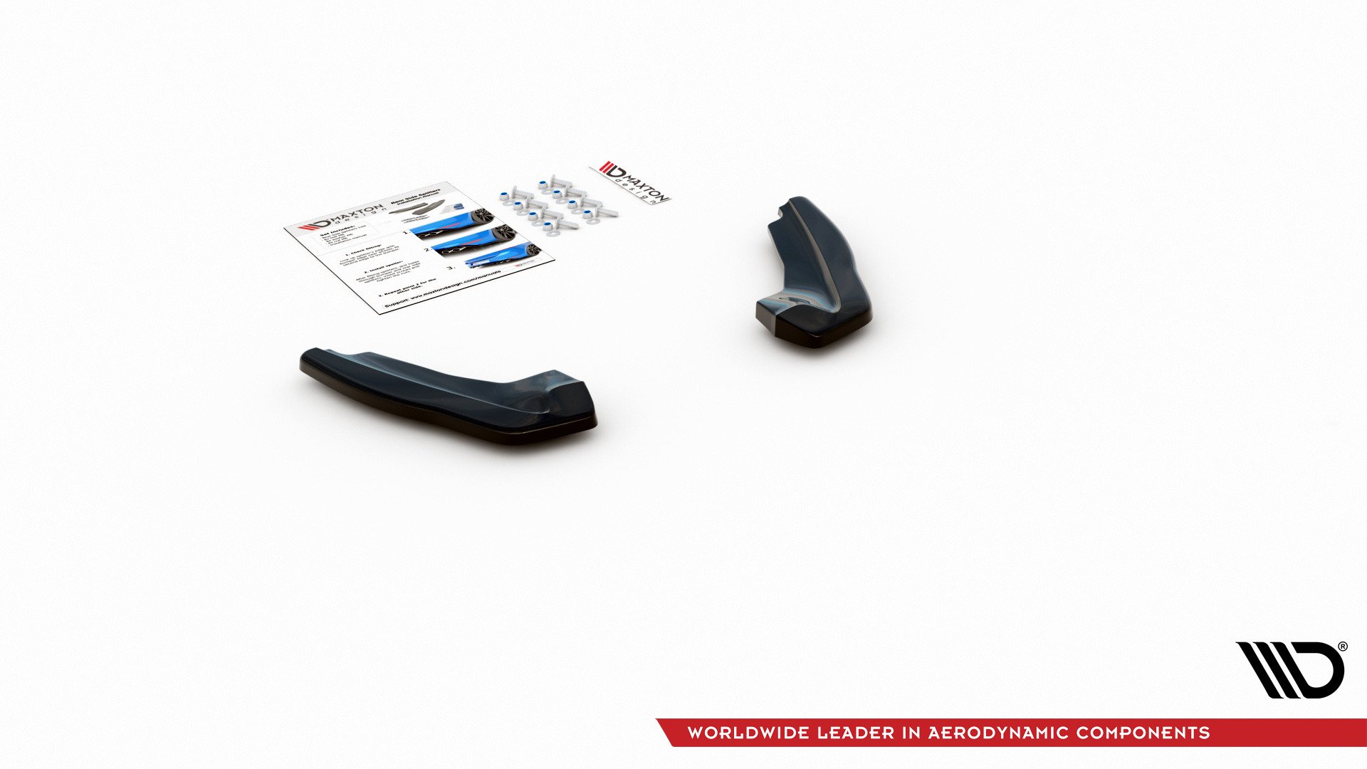 Heck Ansatz Flaps Diffusor V.1 für Ford Focus ST Mk4 Carbon Look