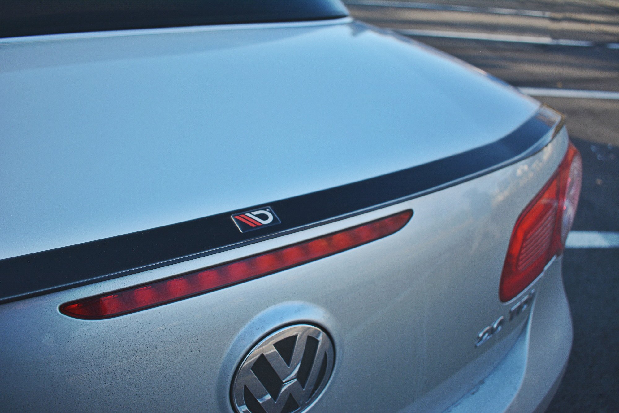 Spoiler CAP für VW EOS schwarz Hochglanz