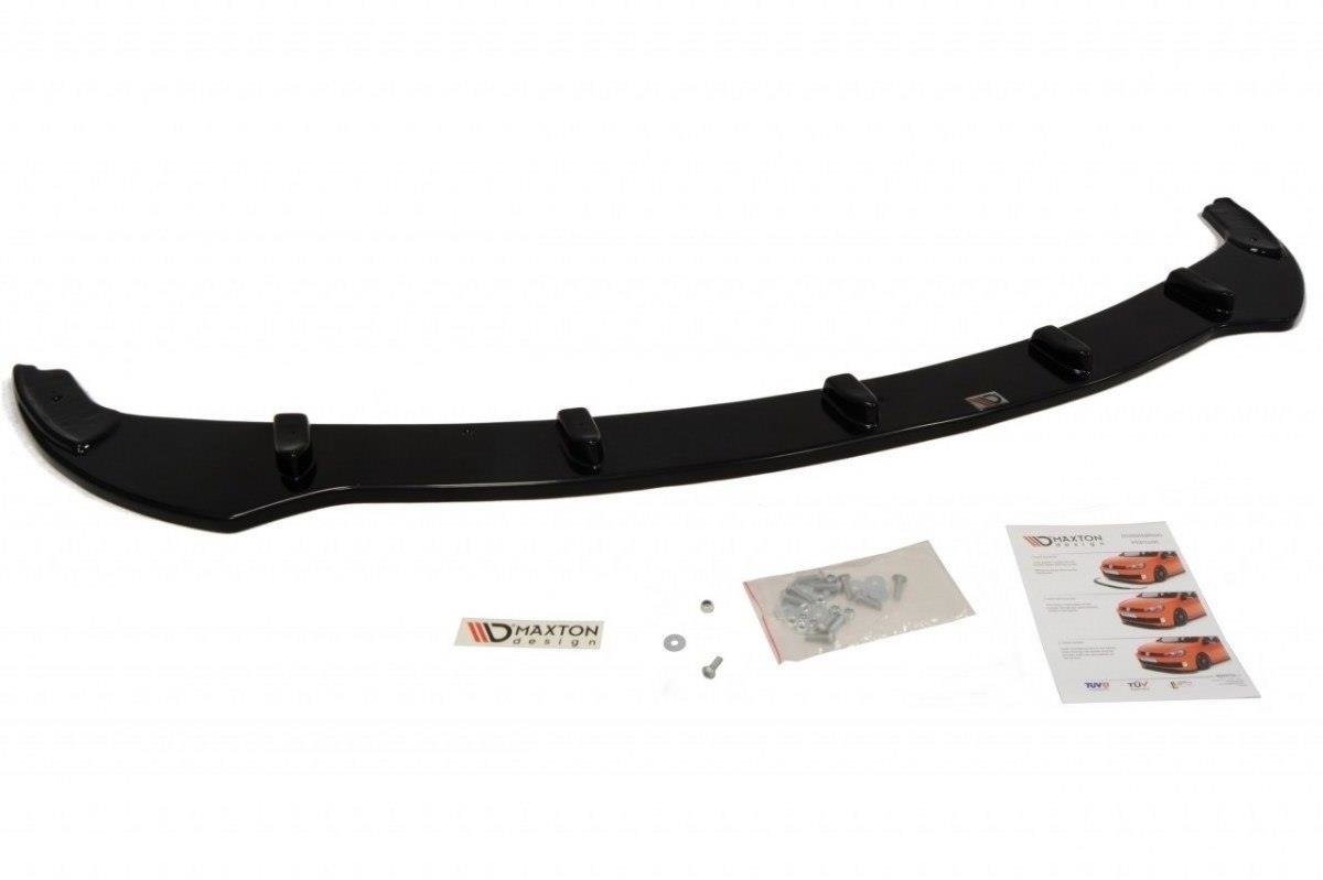 Street+ Spoilerlippe Front Ansatz passend für BMW 5er E60 / E61 FL schwarz Hochglanz