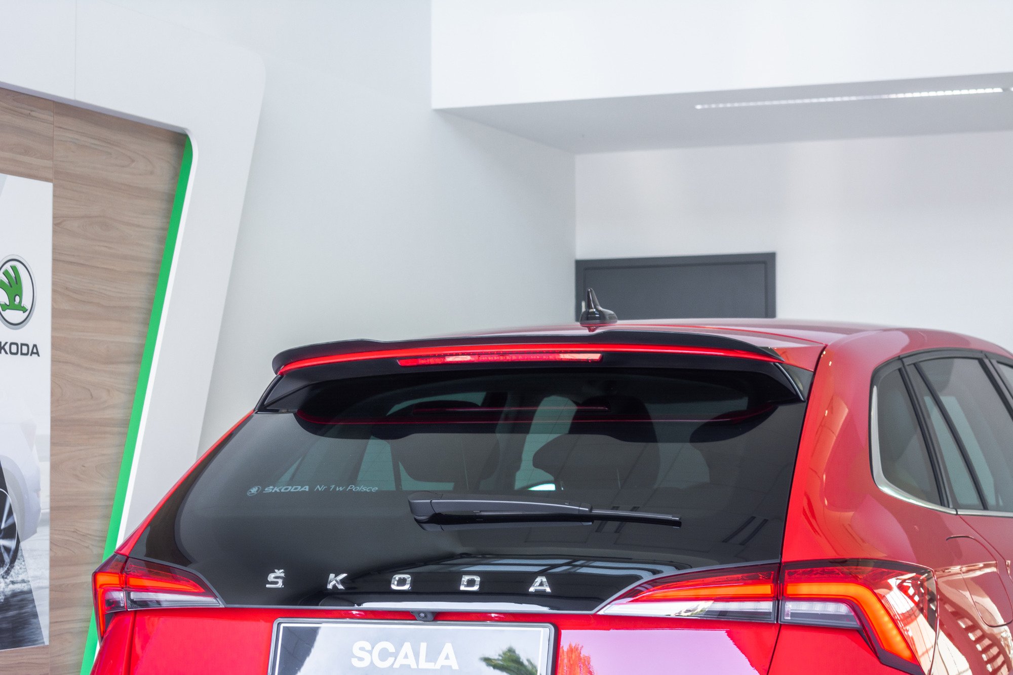 Spoiler CAP für Skoda Scala Image Scala schwarz Hochglanz