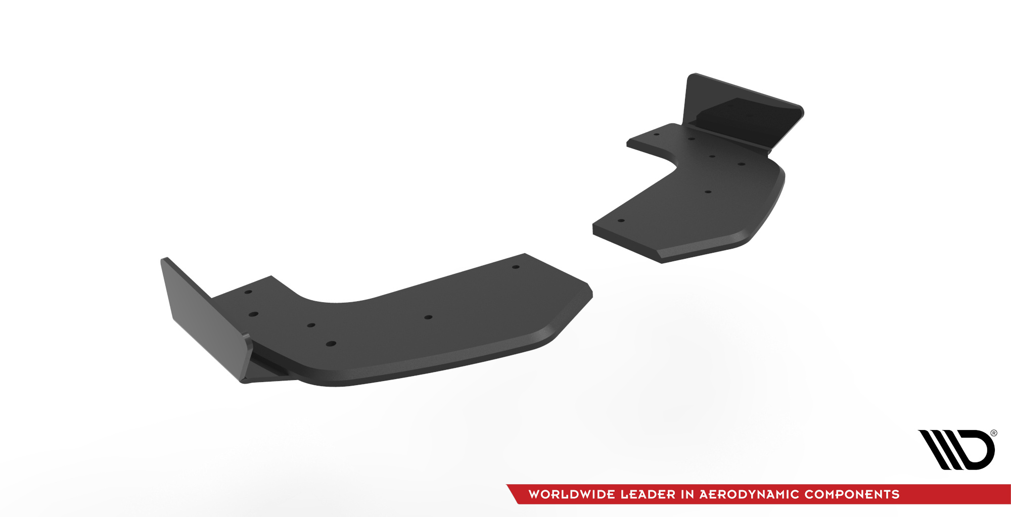 Street Pro Heck Ansatz Diffusor + Flaps passend für Hyundai I20 N Mk3 rot+ Hochglanz Flaps