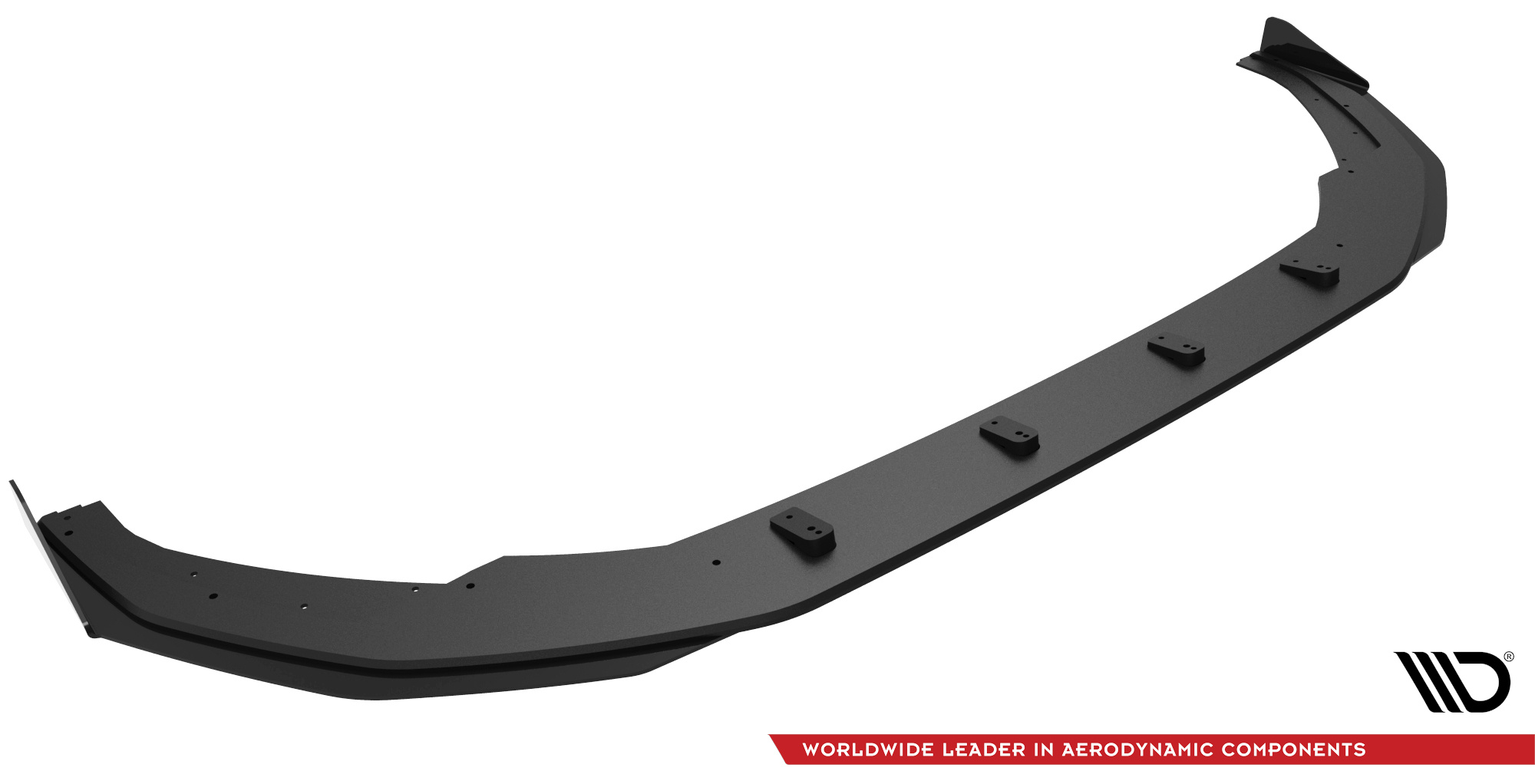 Street Pro Spoilerlippe Front Ansatz passend für Audi S3 / A3 S-Line 8Y rot+ Hochglanz Flaps