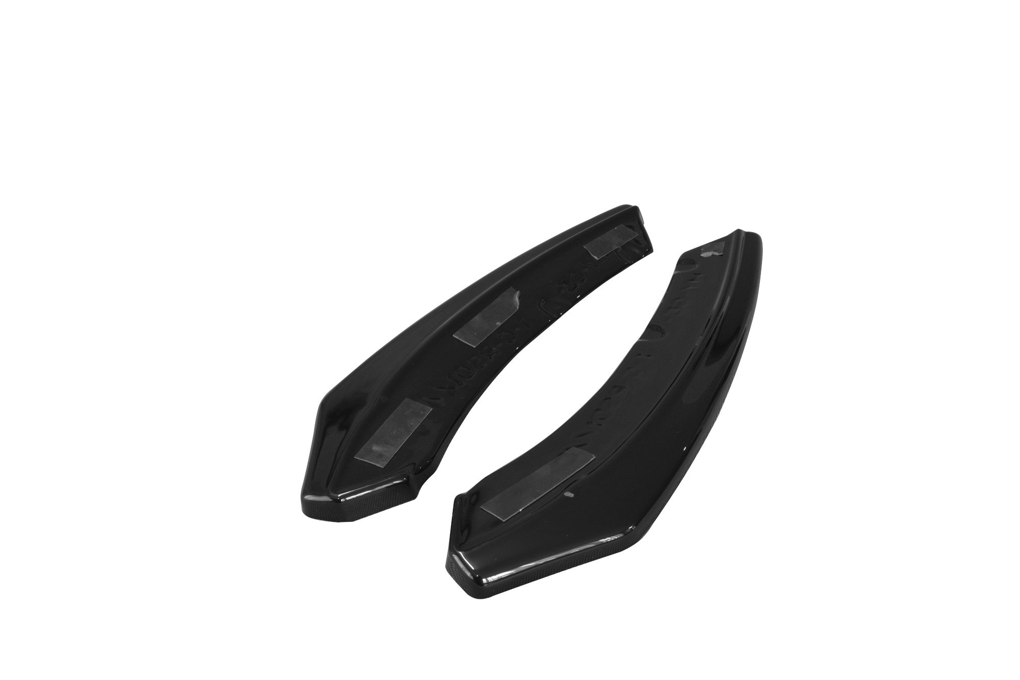 Heck Ansatz Flaps Diffusor für Hyundai Genesis Coupe Mk1 schwarz Hochglanz