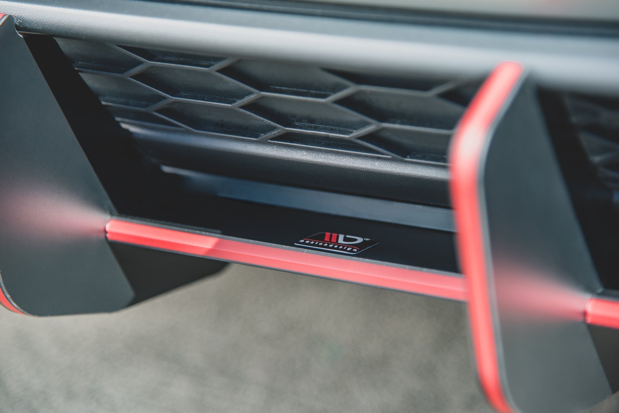 Diffusor Heck Ansatz für Heckschürze V.2 für VW Golf 7 GTI