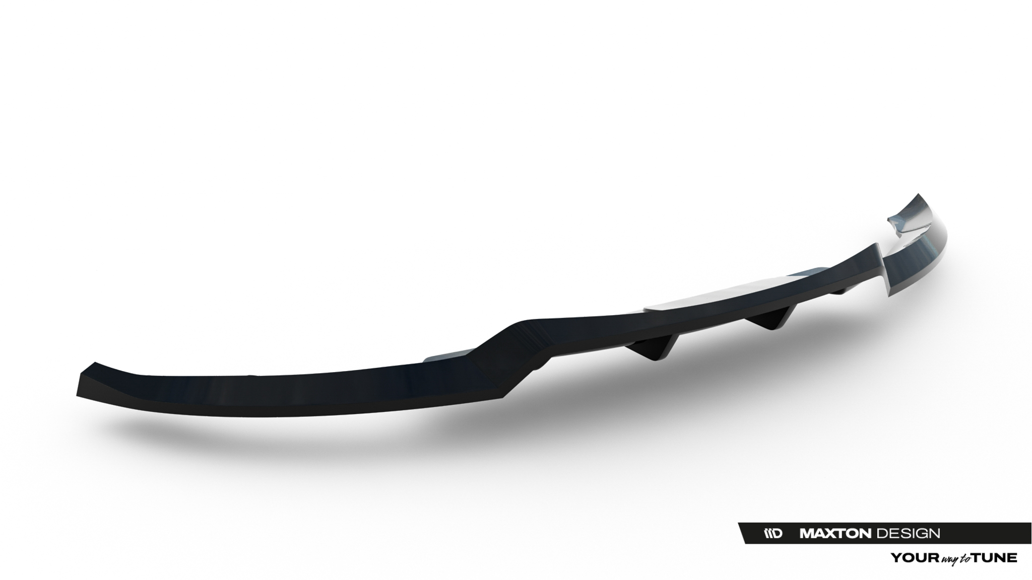 Diffusor Heckansatz passend für Land Rover Range Rover Evoque Dynamic Mk2 schwarz Hochglanz