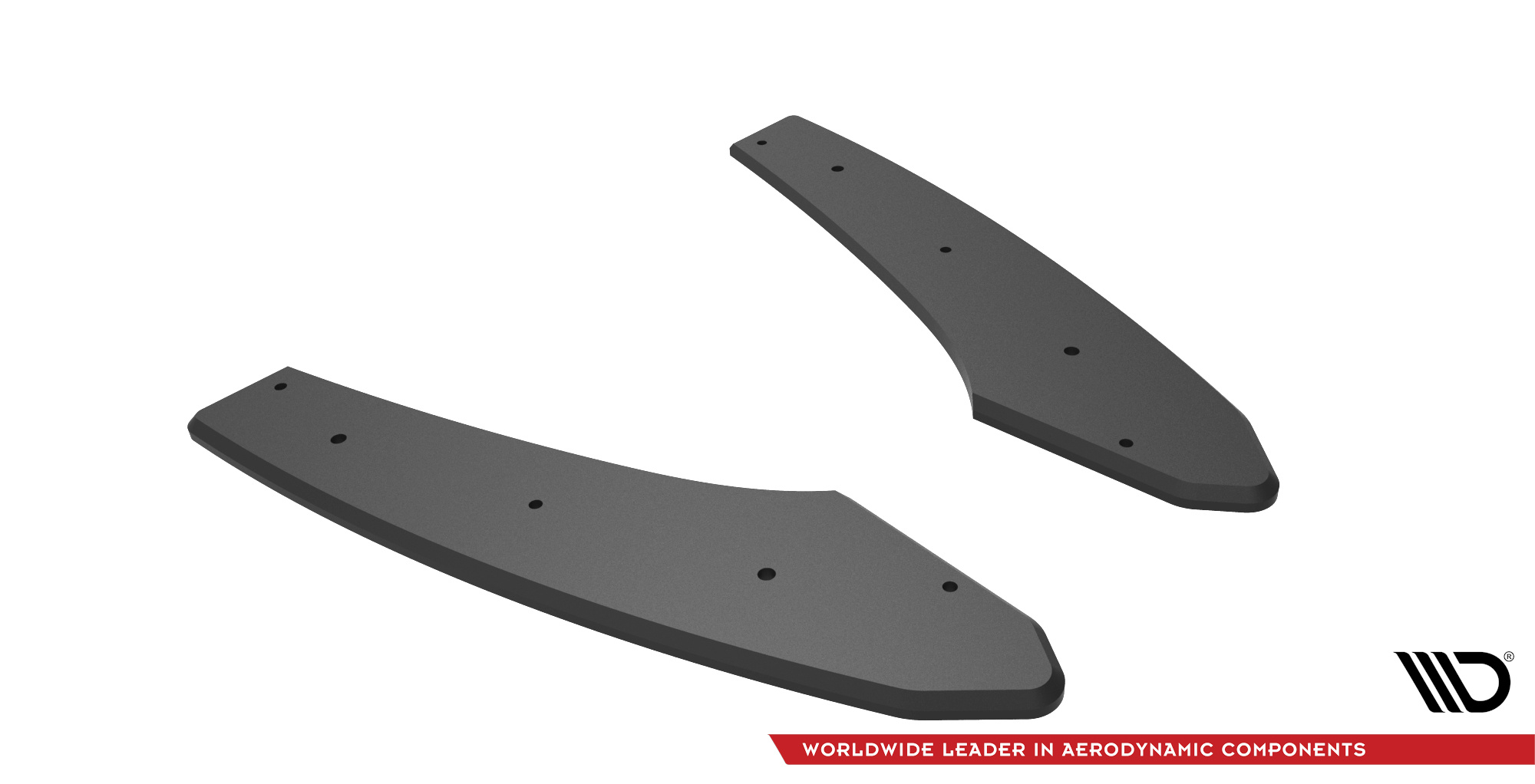 Street Pro Heck Ansatz Diffusor + Flaps passend für Audi S3 Limousine 8Y rot