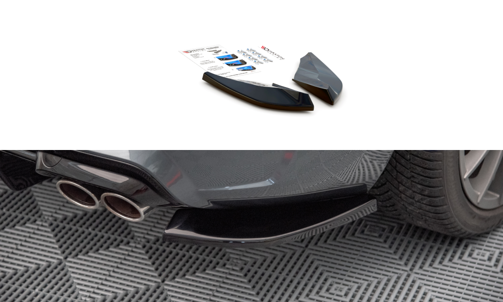 Diffusor Flaps passend für CUPRA Ateca Mk1 / Mk1 FL schwarz Hochglanz
