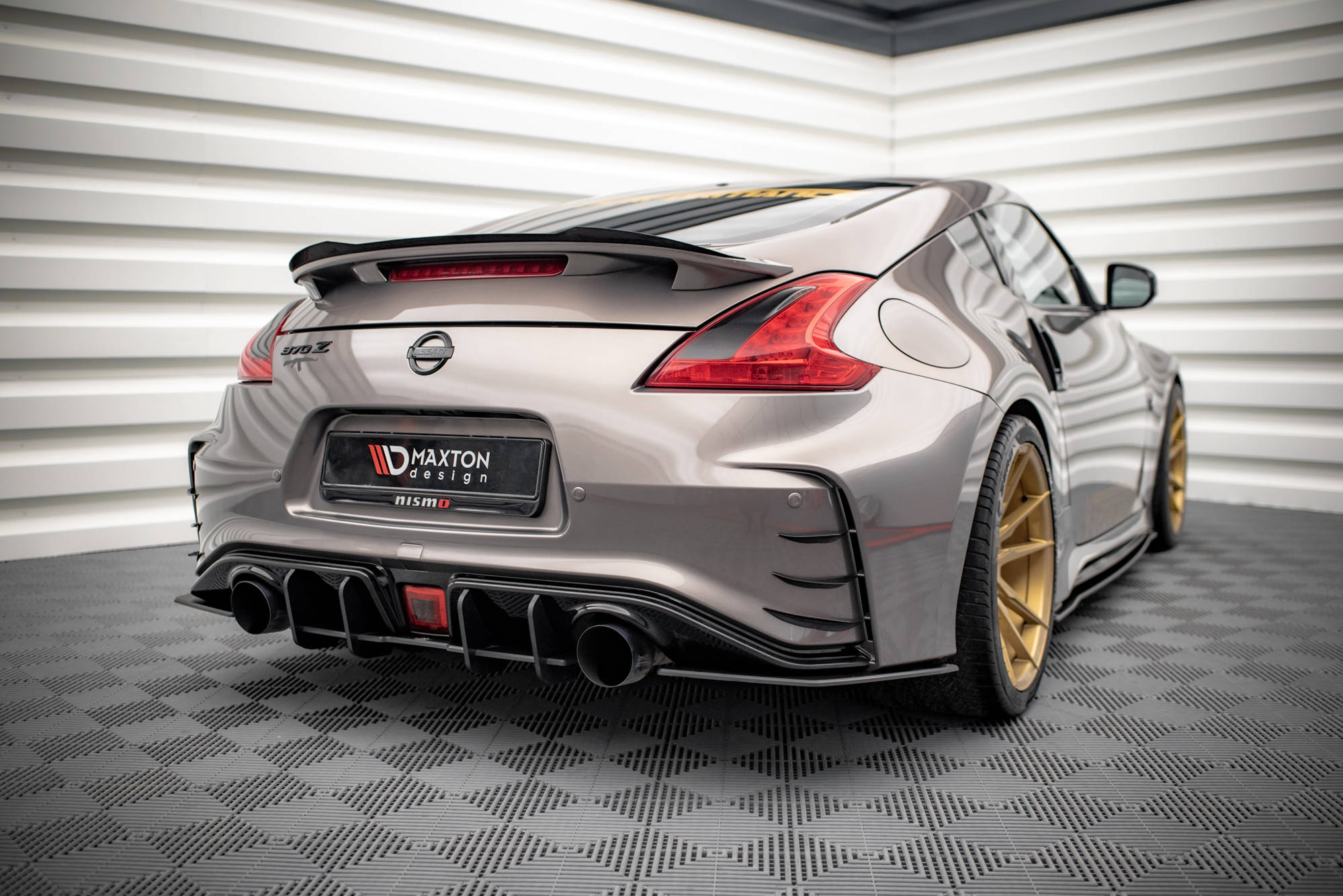 Street Pro Heckschürze Heck Ansatz Diffusor passend für Nissan 370Z Nismo FL