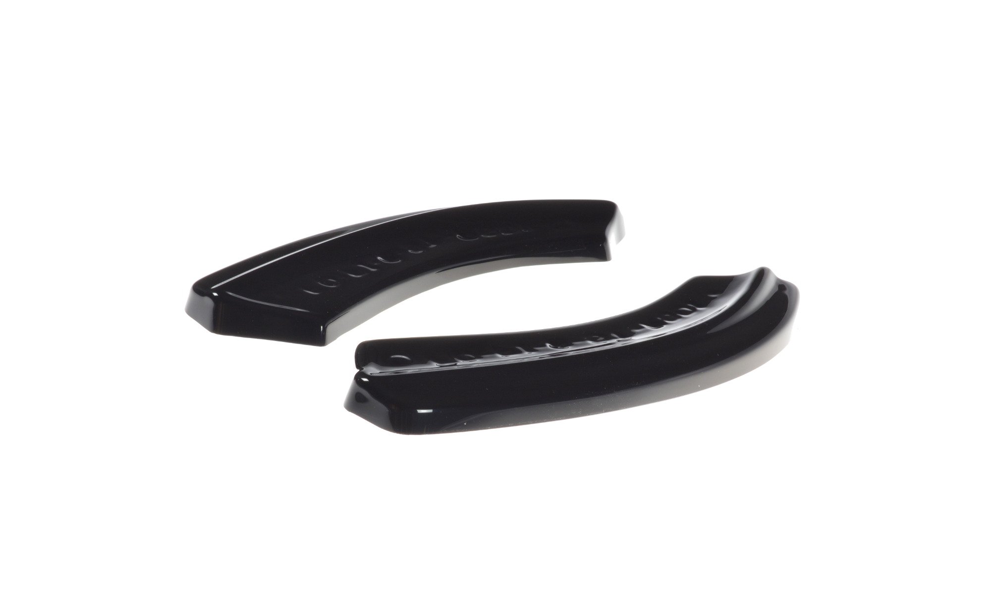 Heck Ansatz Flaps Diffusor für Ford Fiesta ST Mk6 schwarz Hochglanz