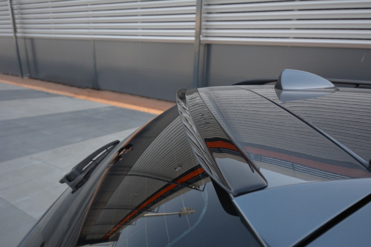 Spoiler CAP für BMW 5er E61 M Paket schwarz Hochglanz