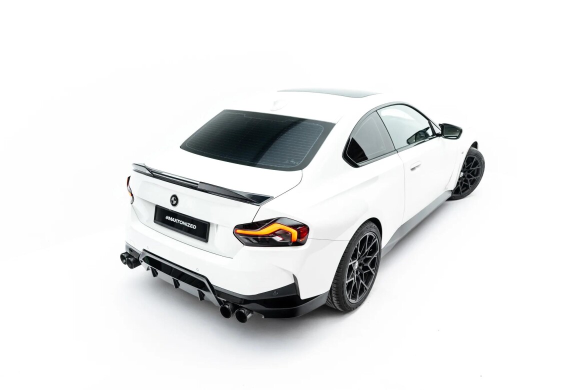 Heckspoiler Lippe 3D passend für BMW 2 Coupe G42 / M2 G87 schwarz Hochglanz