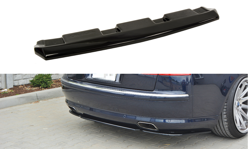 Heckansatz Audi A8 W12 D3 schwarz Hochglanz