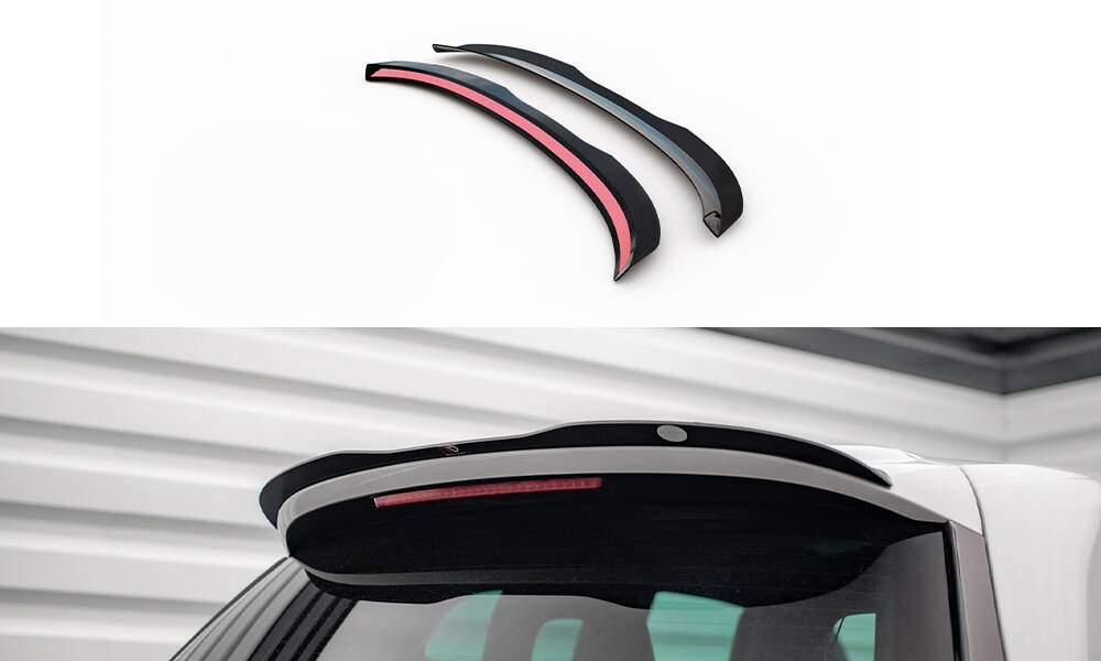 Spoiler CAP für VW SCIROCCO R schwarz Hochglanz