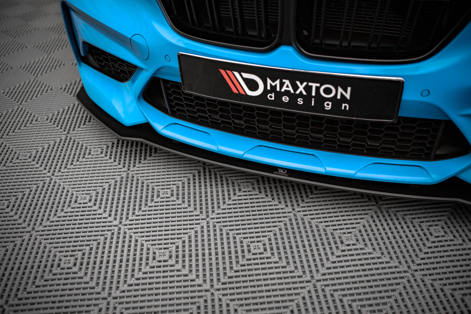 Street Pro Spoilerlippe Front Ansatz passend für BMW M2 F87 rot