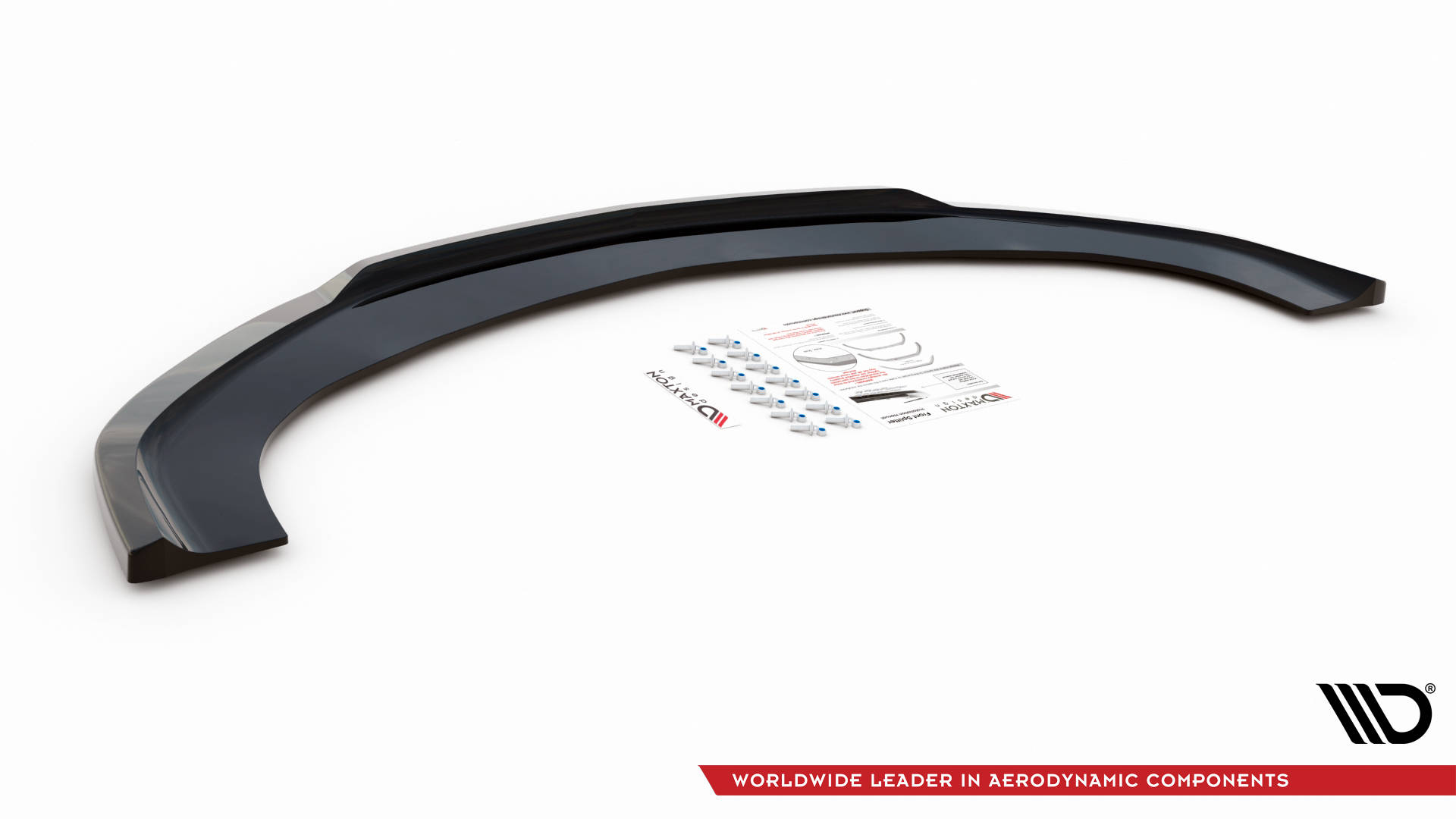 Frontlippe V.1 passend für Bentley Continental GT V8 S Mk2 schwarz Hochglanz