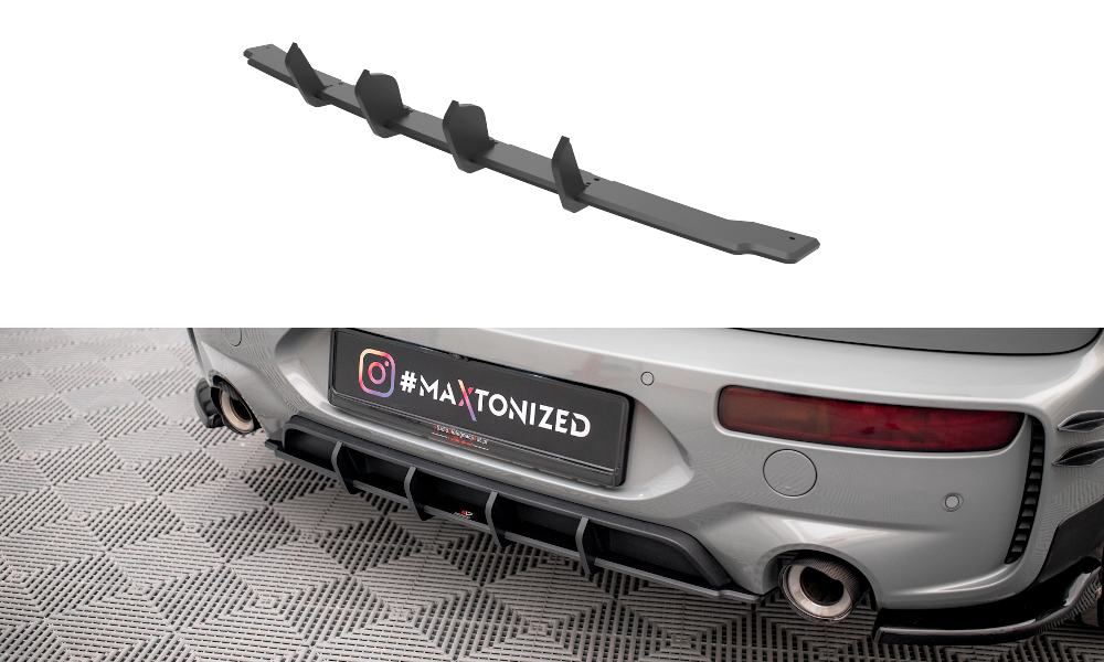 Street Pro Heckschürze Heck Ansatz Diffusor passend für Mini Cooper Clubman John Cooper Works F54 FL