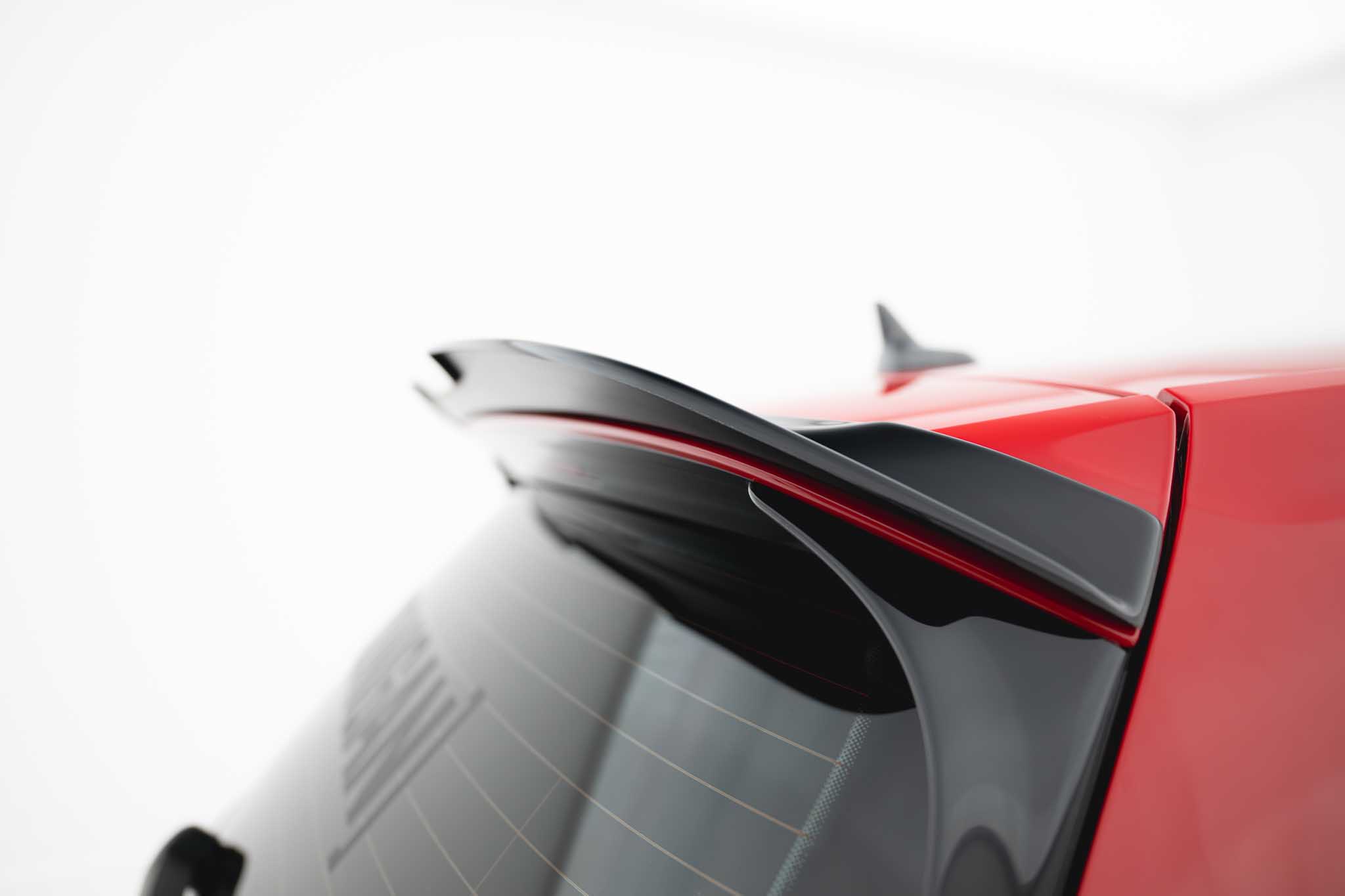 Spoiler CAP V.2 für VW Golf R / R-Line / GTI / GTD Mk7 / Mk7 Facelift schwarz Hochglanz