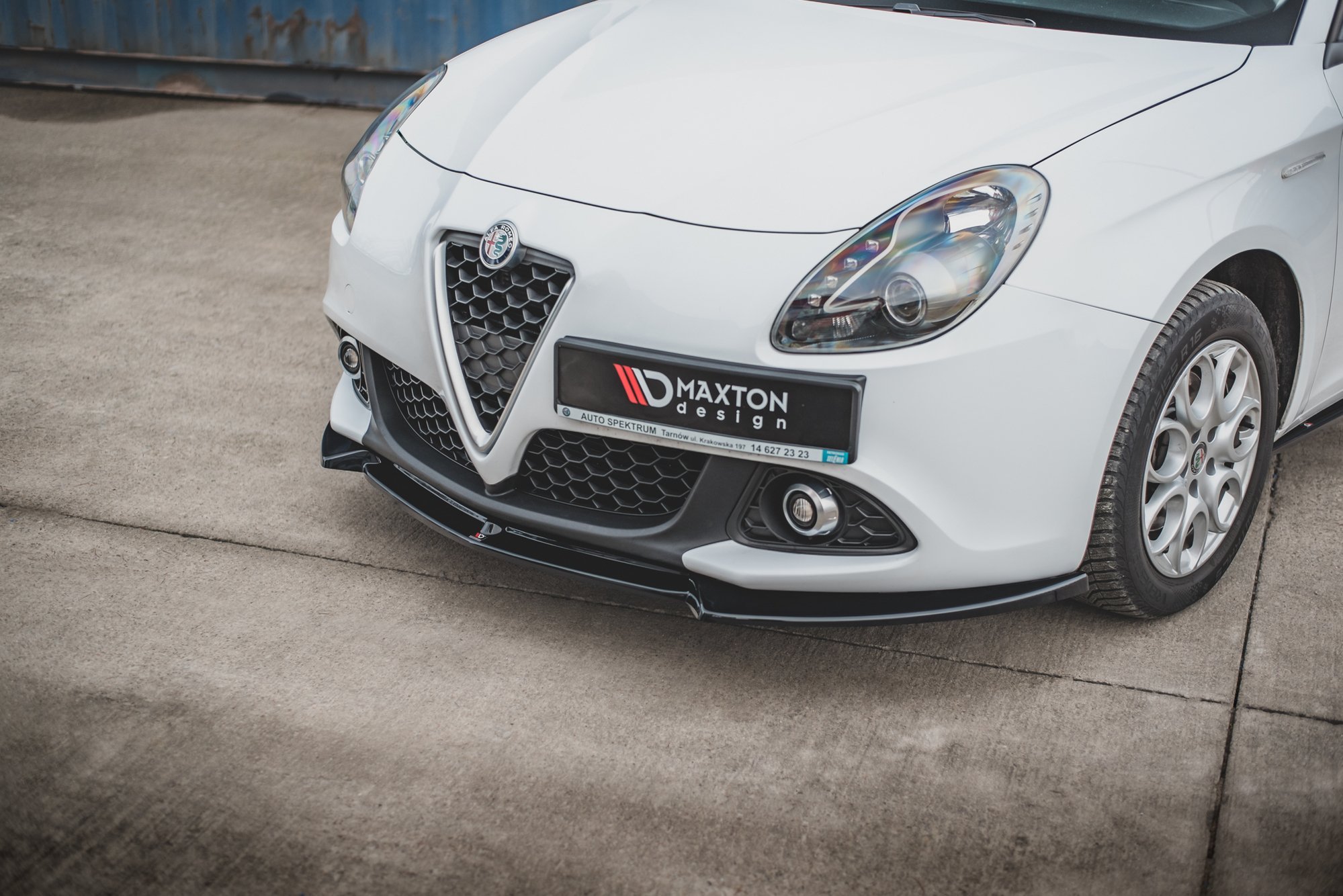 Street+ Spoilerlippe Front Ansatz V.3 passend für Alfa Romeo Giulietta schwarz Hochglanz