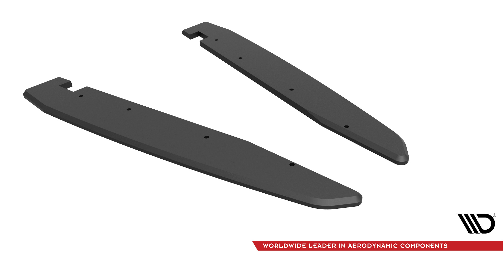 Street Pro Heck Ansatz Flaps passend für VW Arteon R rot
