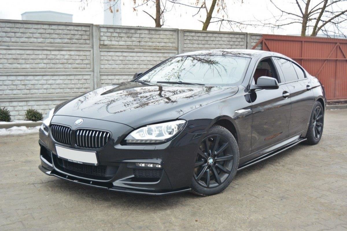 Street+ Spoilerlippe Front Ansatz passend für BMW 6er Gran Coupe M Paket schwarz Hochglanz