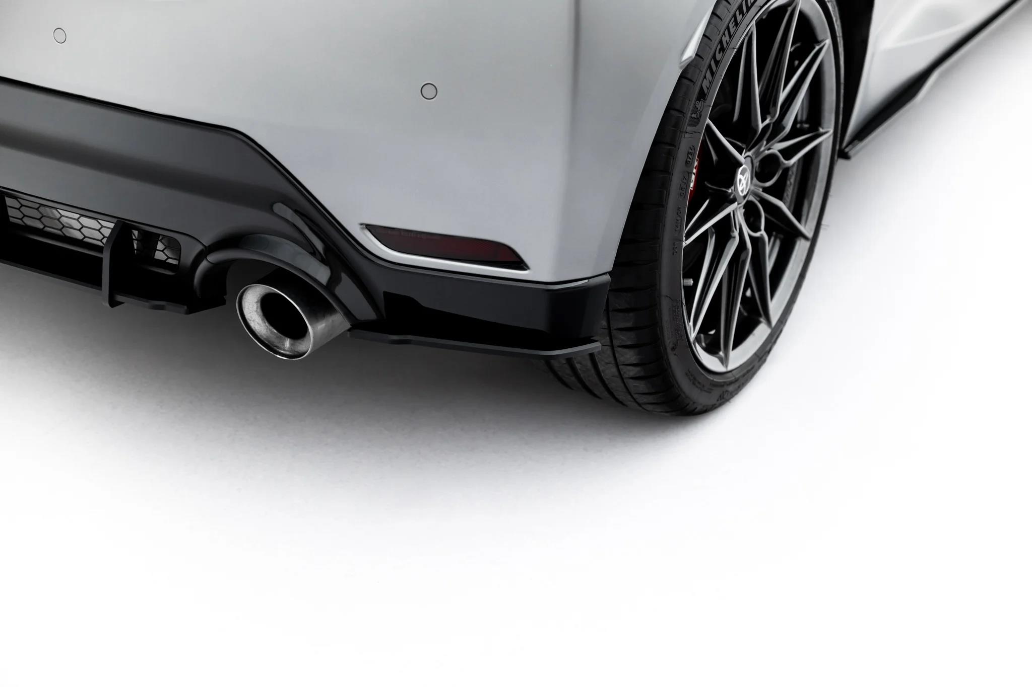 Diffusor Flaps passend für Toyota GR Yaris Mk4 Facelift schwarz matt