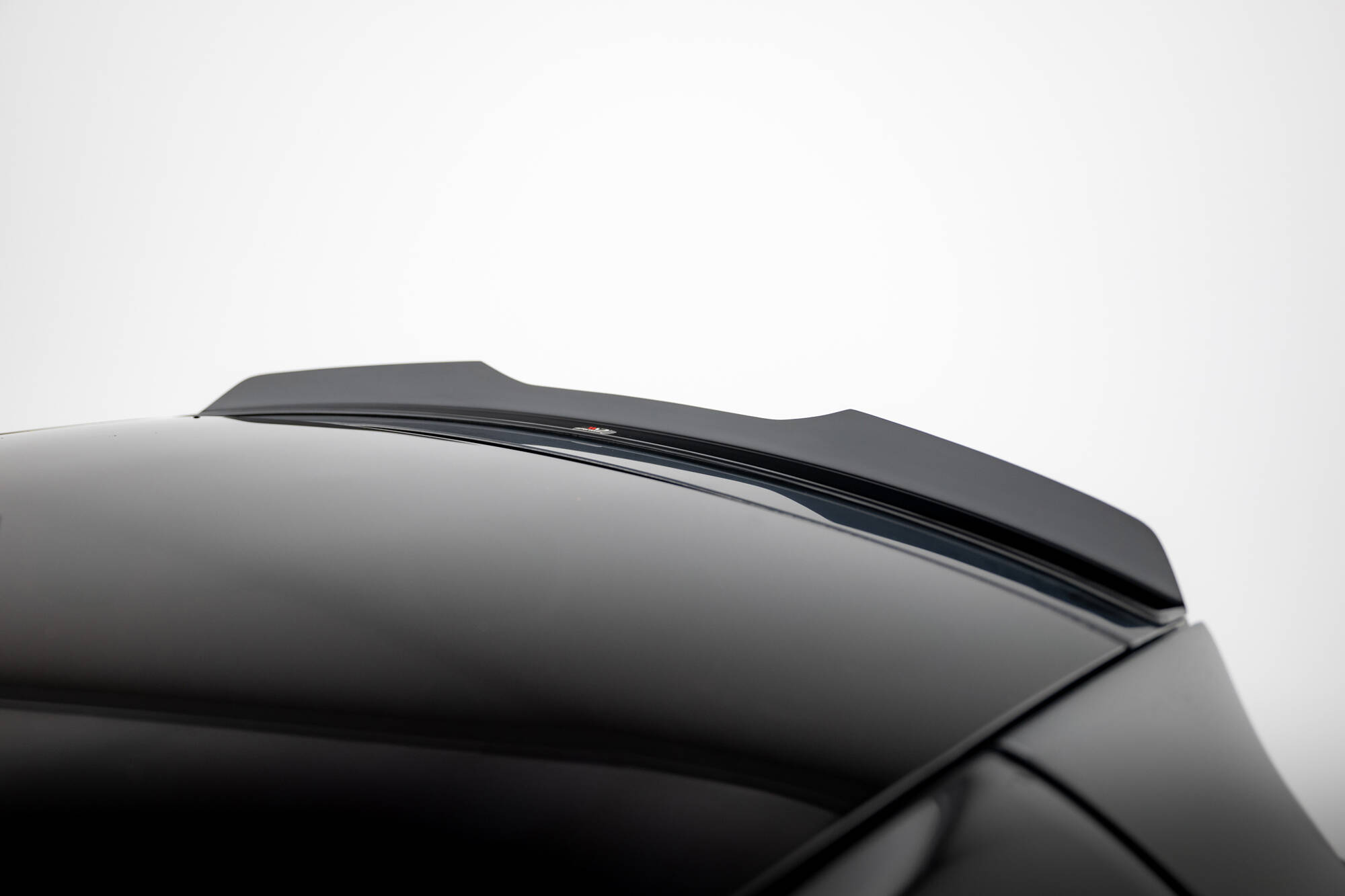 Heckspoiler Lippe passend für Brabus Smart Fortwo C451 FL schwarz Hochglanz