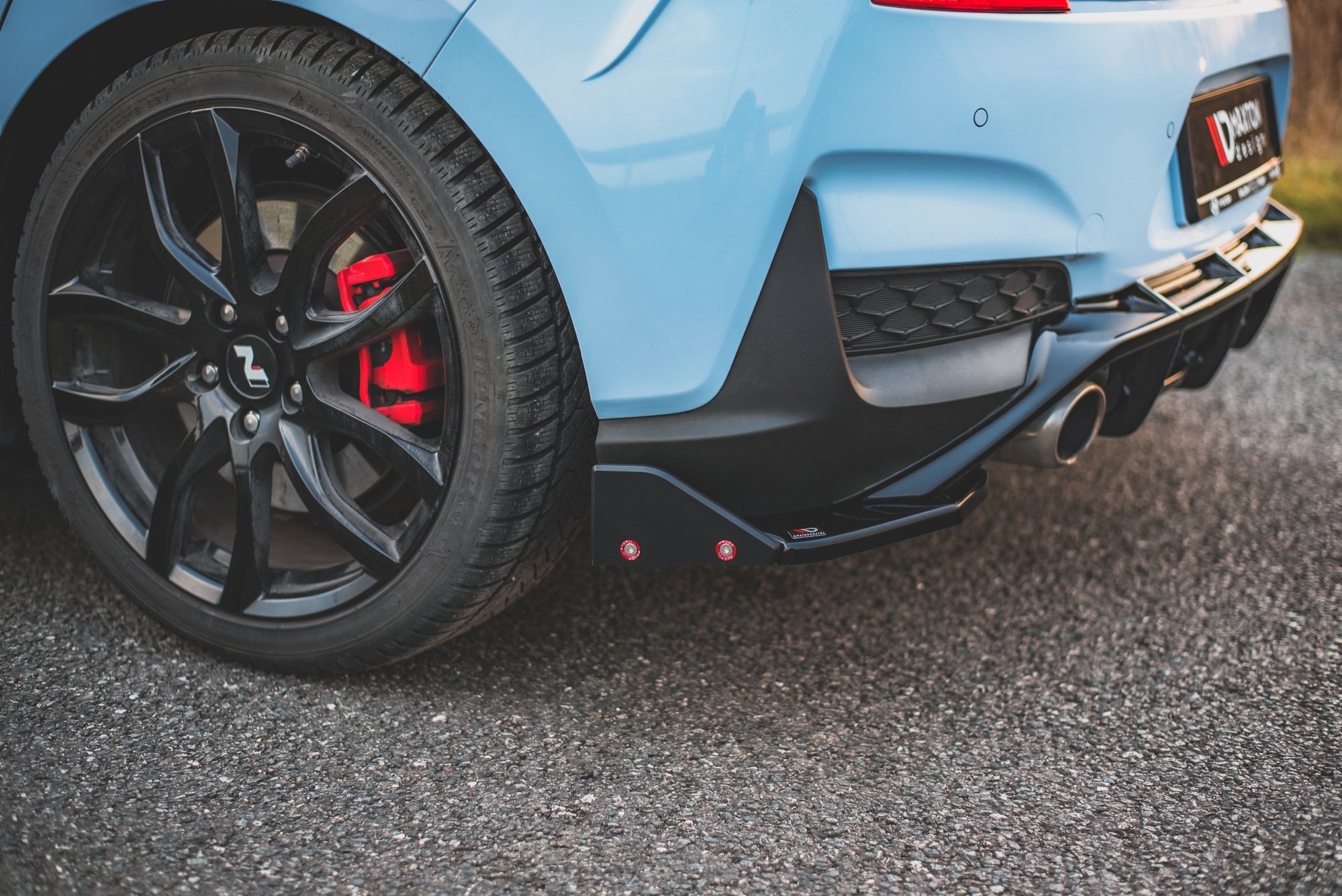 Street+ Heck Ansatz Flaps V.7 passend für Hyundai I30 N Mk3 Hatchback