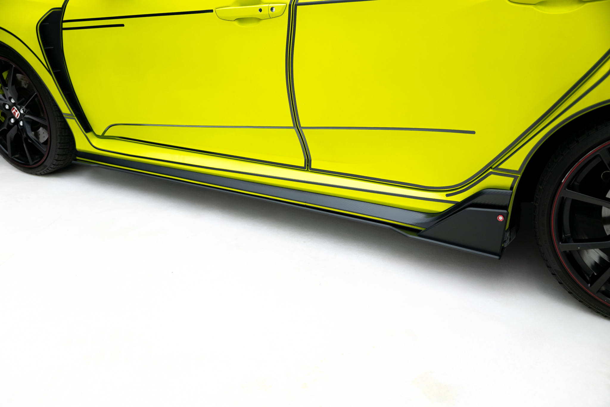 Street Pro Seitenschweller Ansatz für Honda Civic Type-R Mk10 / Mk10 Facelift