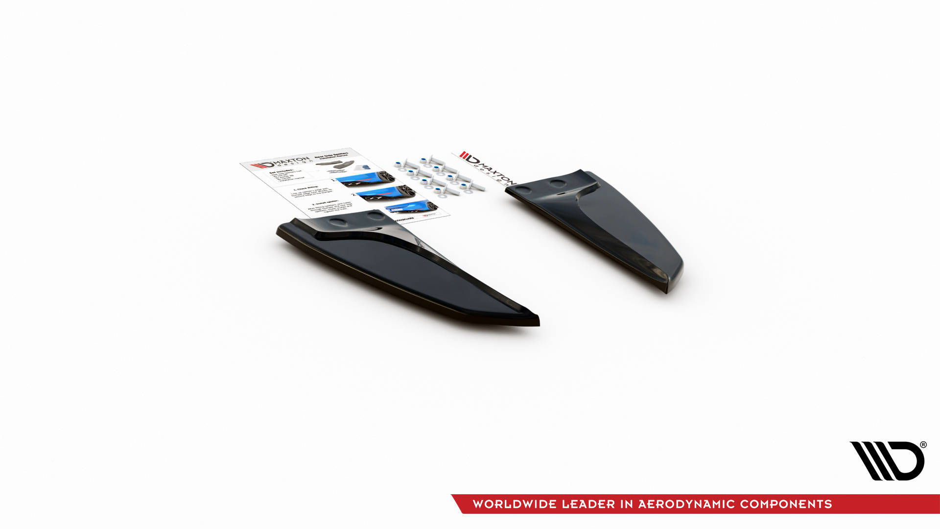 Diffusor Flaps passend für Tesla Model S FL schwarz Hochglanz