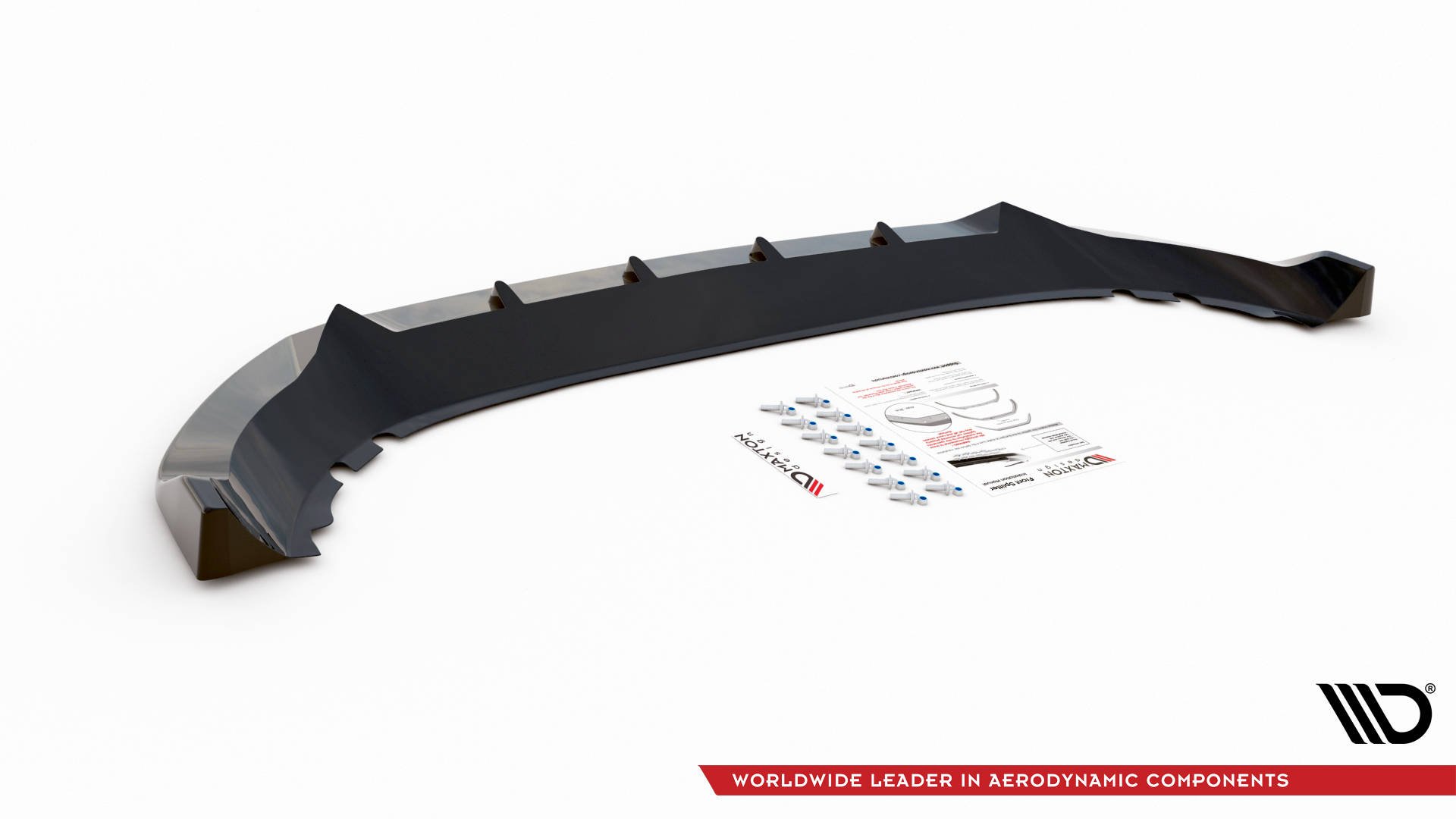 Frontlippe V.1 passend für CUPRA Ateca Mk1 schwarz Hochglanz