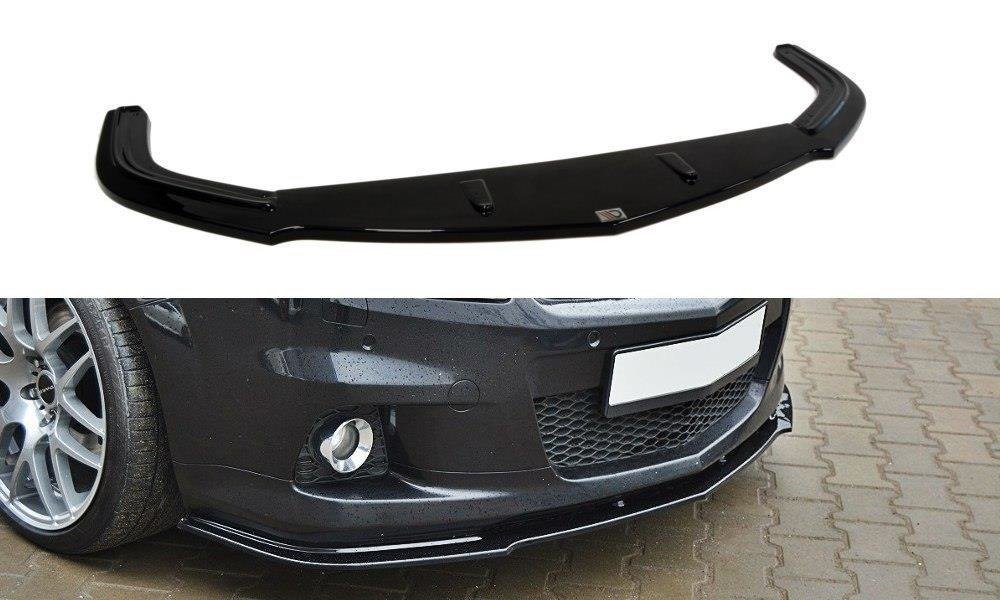 Street+ Spoilerlippe Front Ansatz passend für Opel Zafira B OPC / VXR schwarz Hochglanz