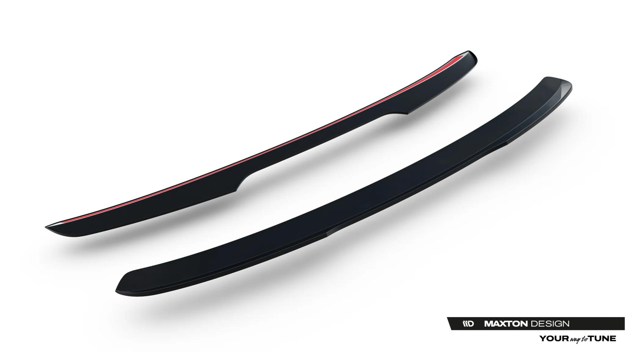 Heckspoiler Lippe Volvo XC90 Mk2 Facelift 2 schwarz Hochglanz