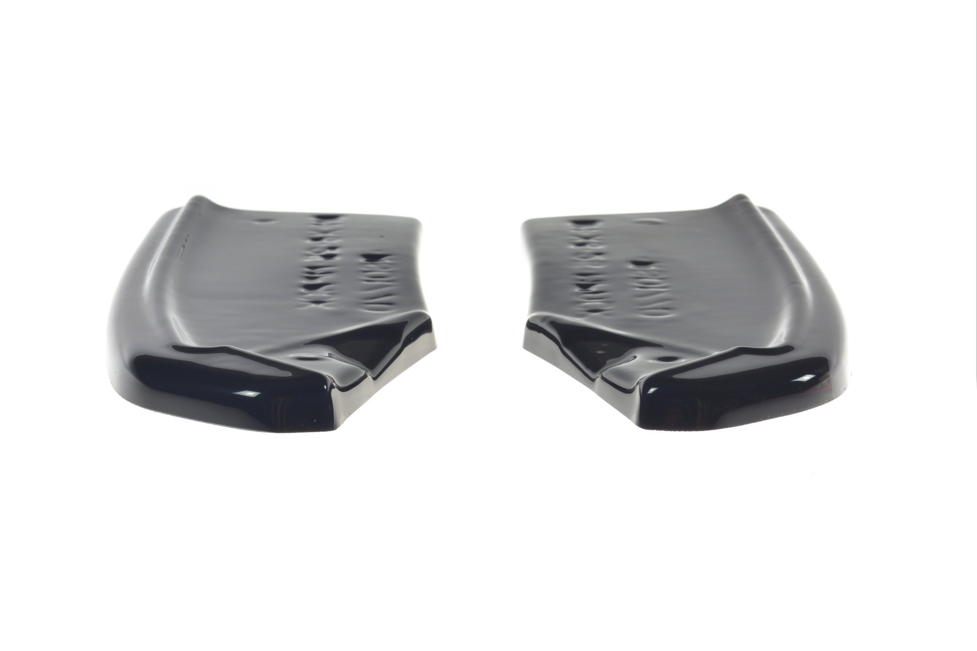 Heck Ansatz Flaps Diffusor für BMW X3 F25 M-Paket Facelift Carbon Look