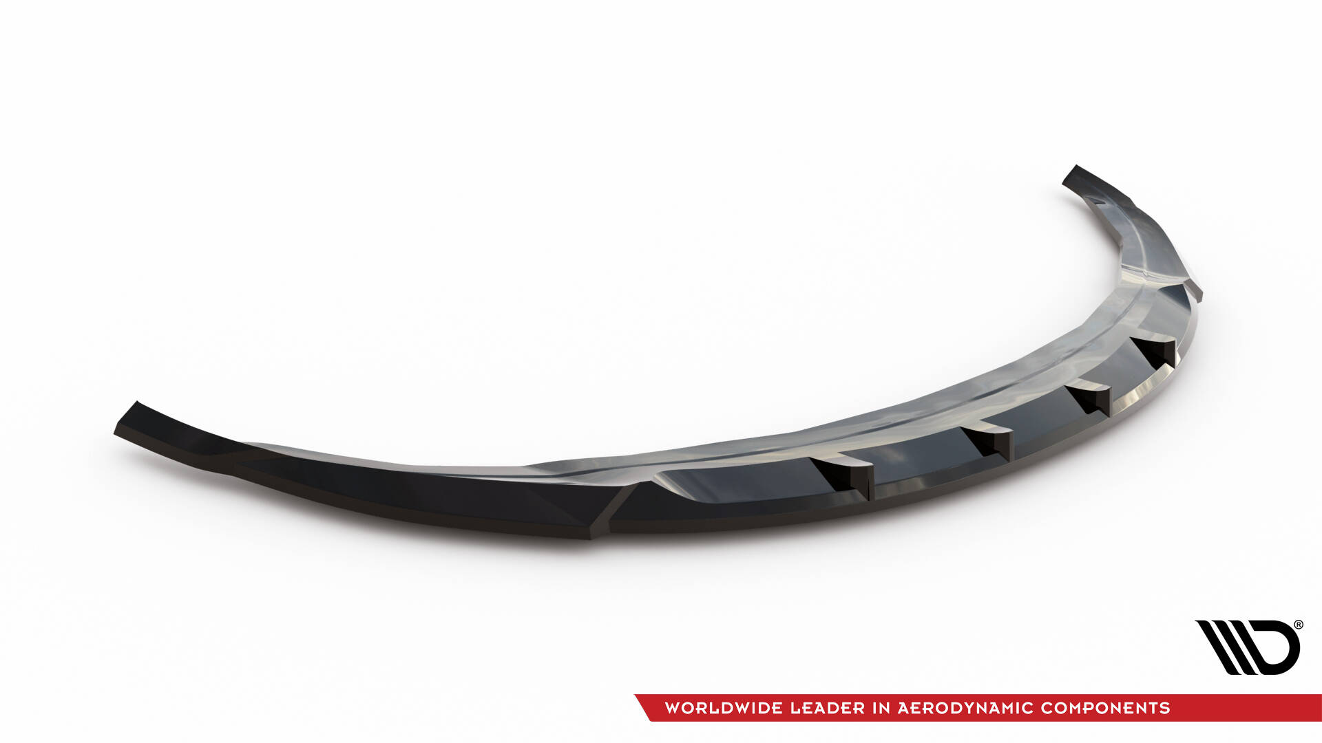 Frontlippe V.2 passend für Tesla Model 3 Project HighlandFL schwarz Hochglanz