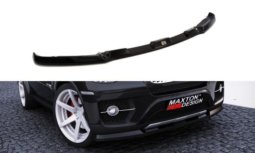 Street+ Spoilerlippe Front Ansatz passend für BMW X6 E71 schwarz Hochglanz