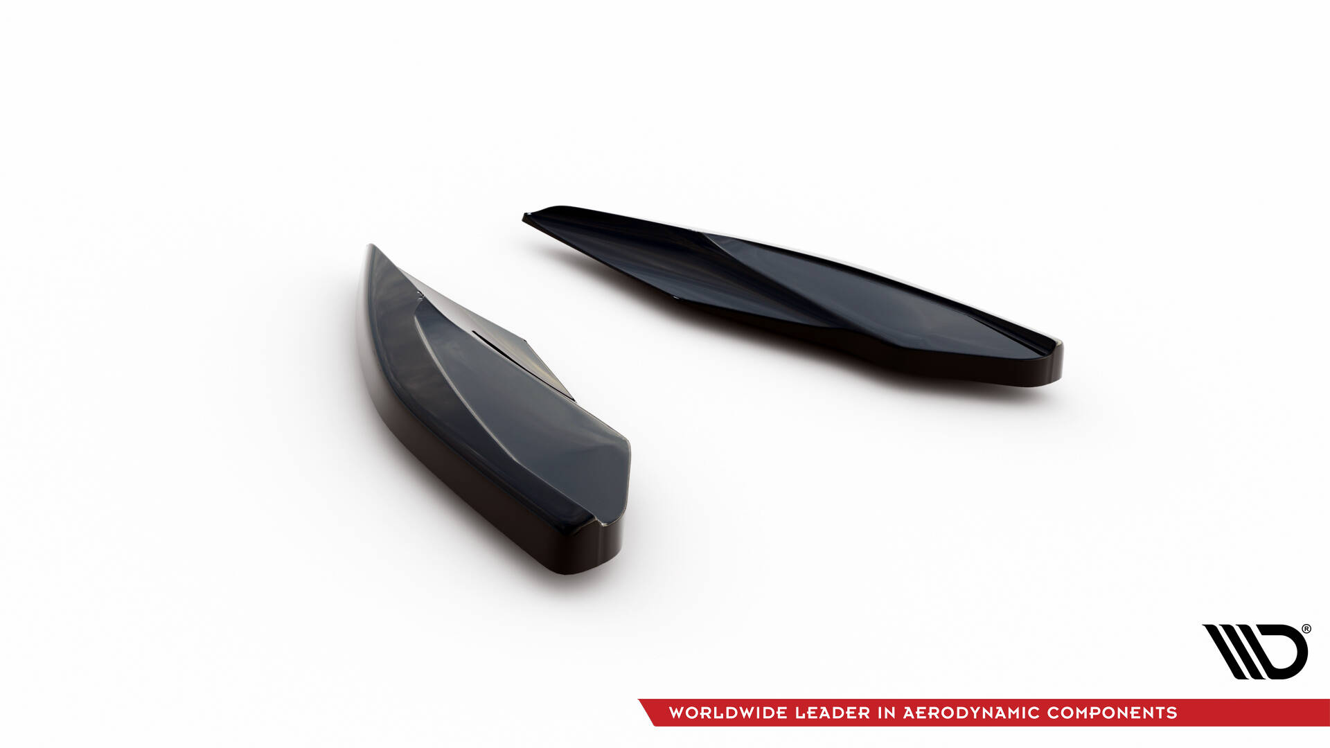 Diffusor Flaps V.2 passend für CUPRA Leon Hatchback Mk1 schwarz Hochglanz