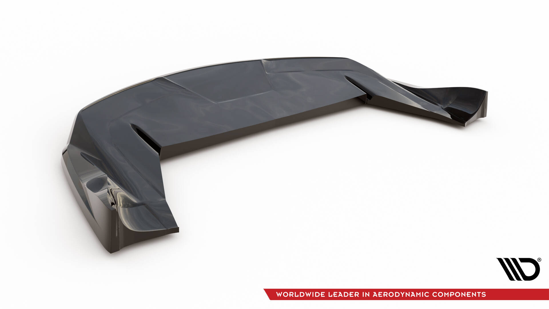 Diffusor Heckansatz passend für Tesla Model X Mk1 FL schwarz Hochglanz