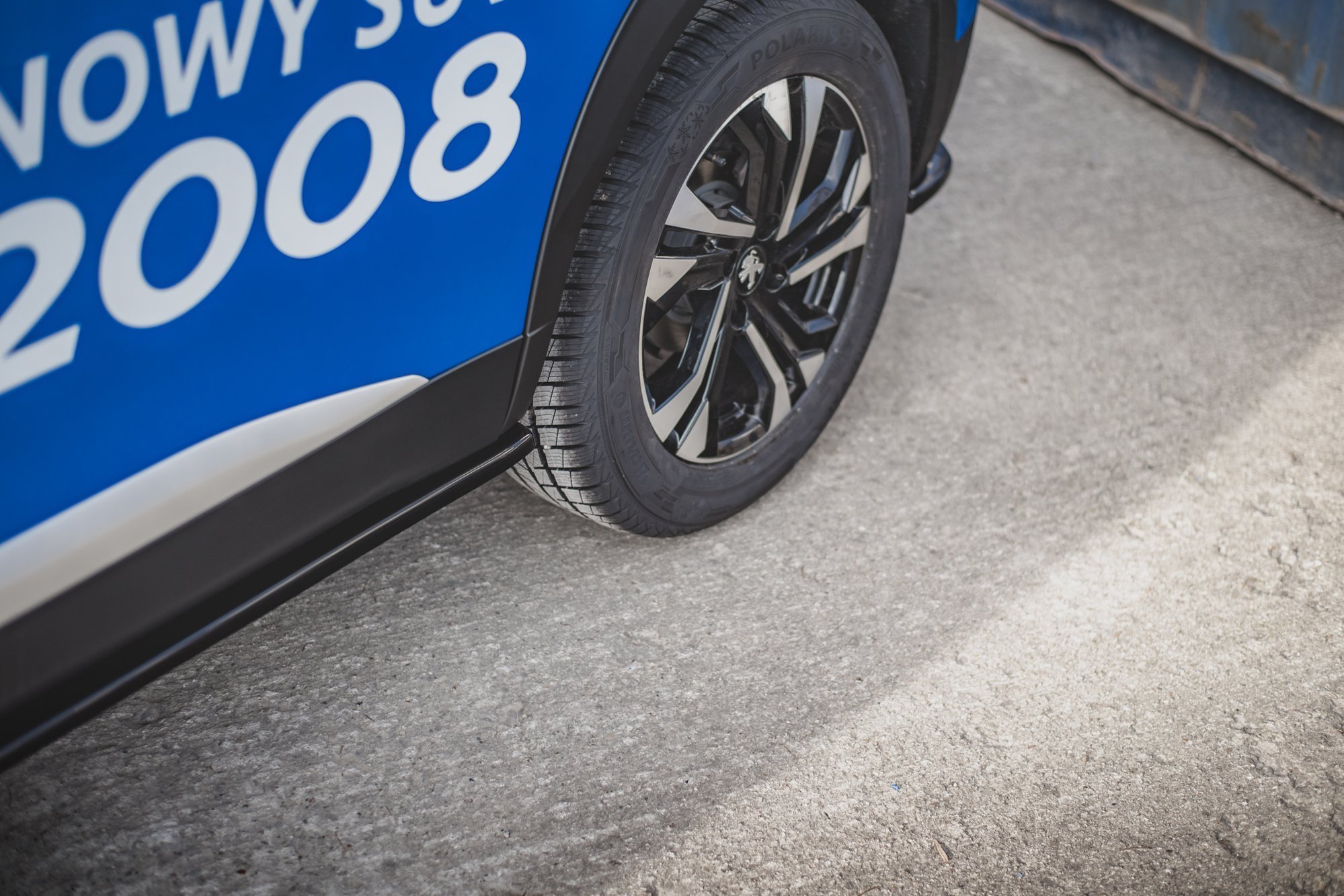 Street+ Seitenschweller Leisten passend für Peugeot 2008 Mk2 schwarz Hochglanz