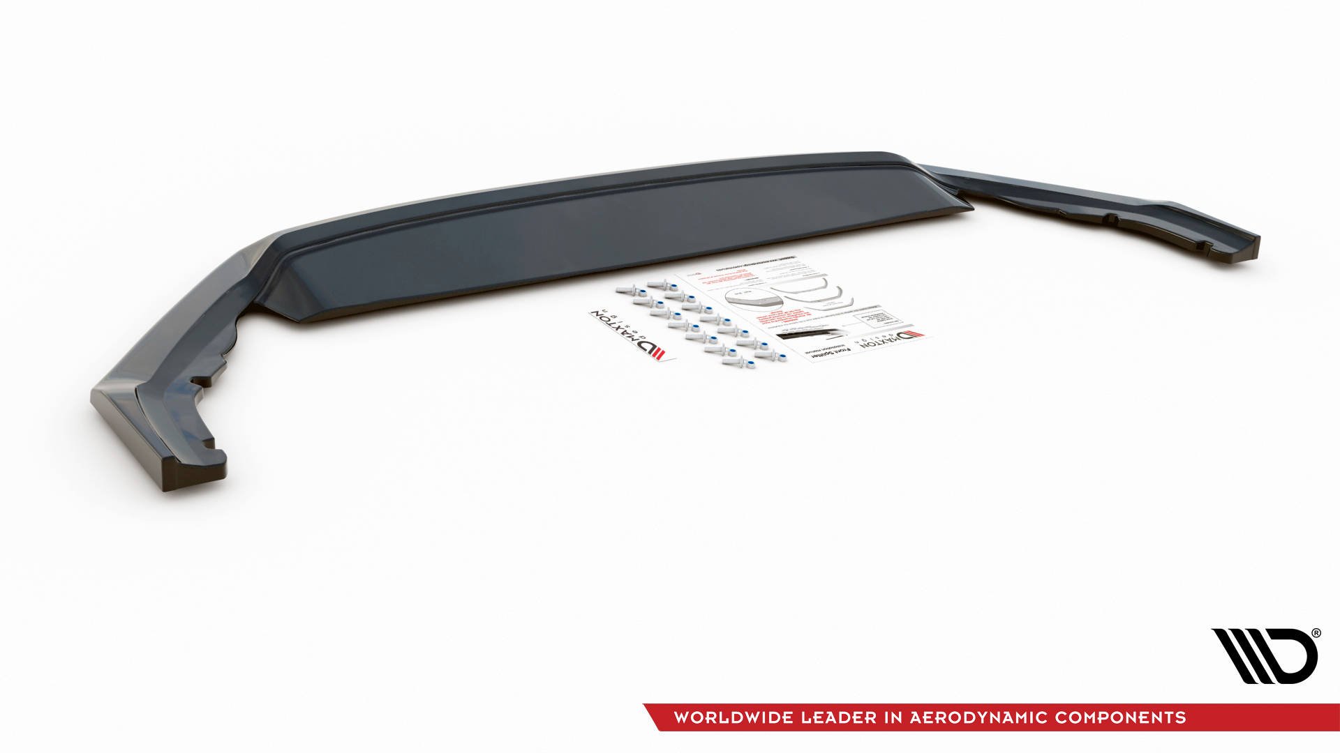 Street+ Spoilerlippe Front Ansatz V.2 passend für Skoda Octavia RS Mk4 schwarz Hochglanz
