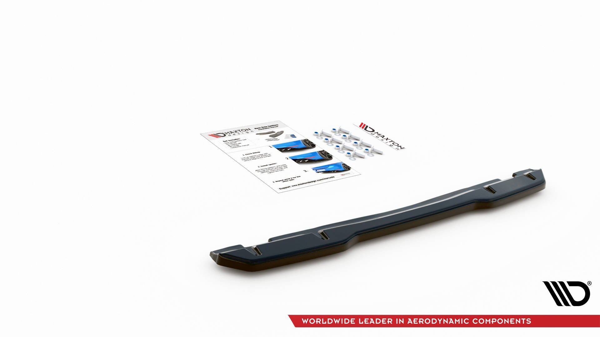Street+ Mittlerer Diffusor Heck Ansatz RACE passend für Toyota GR Yaris Mk4 Carbon Look