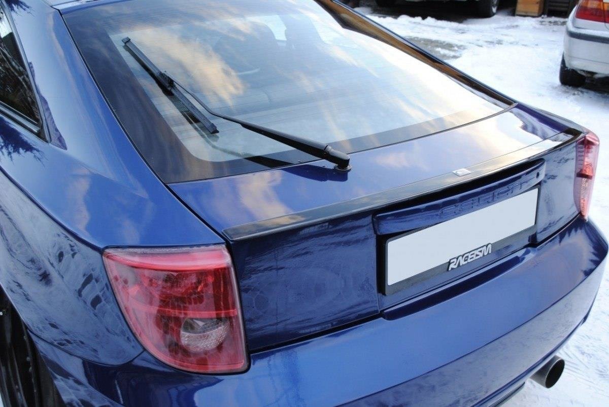 Spoiler CAP für TOYOTA CELICA T23 vor Facelift schwarz Hochglanz