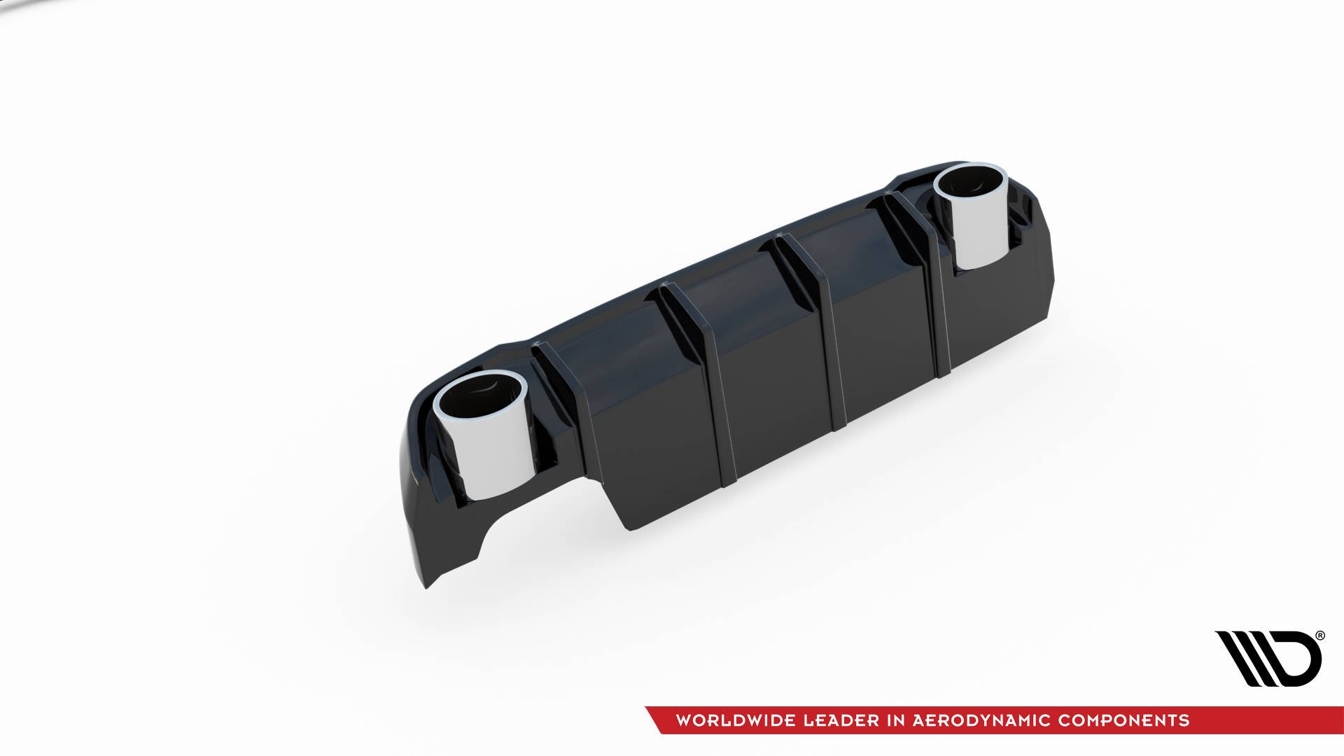 Street+ Heck Ansatz Diffusor + Endrohre passend für Peugeot 308 SW Mk2