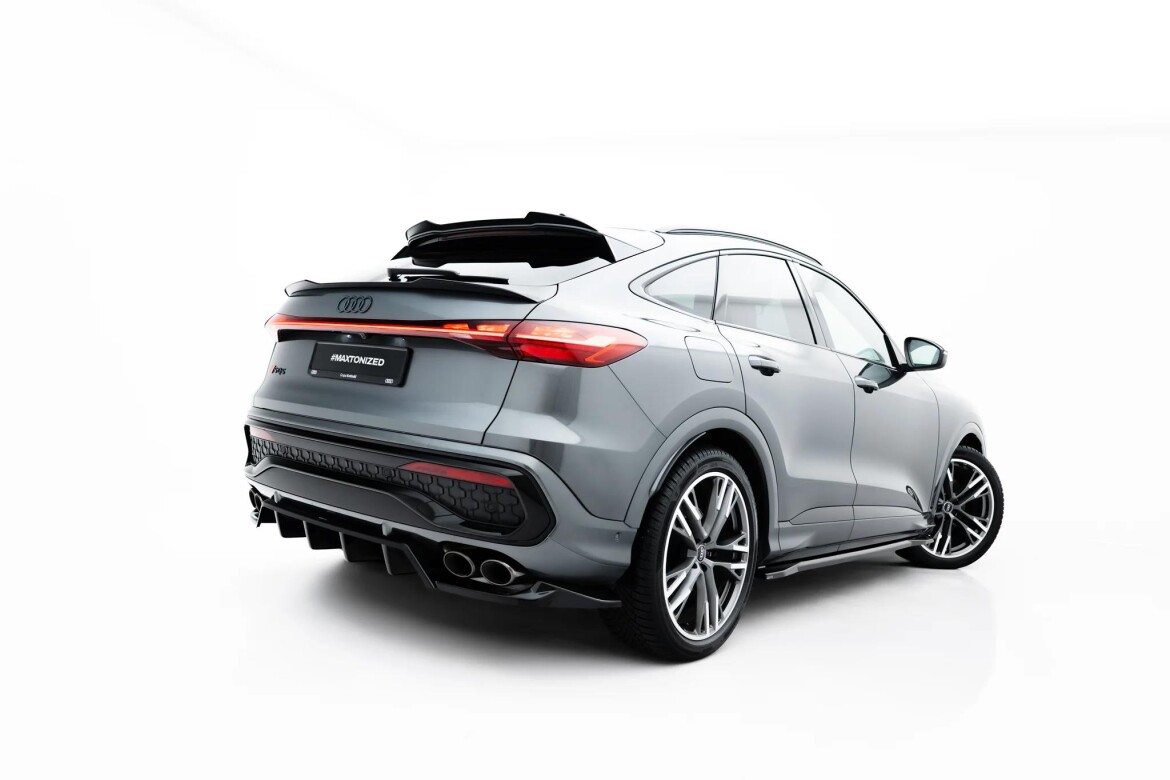 Diffusor RACE passend für Audi SQ5 Sportback / SUV Mk3 schwarz Hochglanz