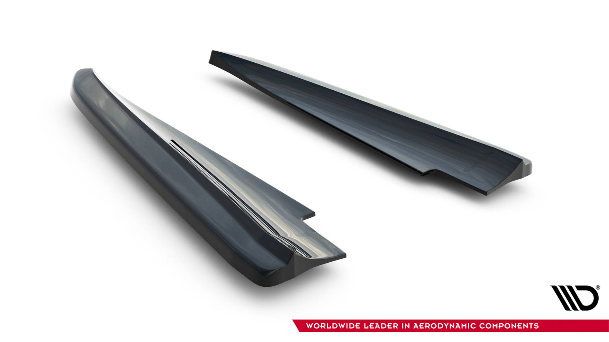 Diffusor Flaps passend für Maserati Quattroporte Mk6 schwarz Hochglanz