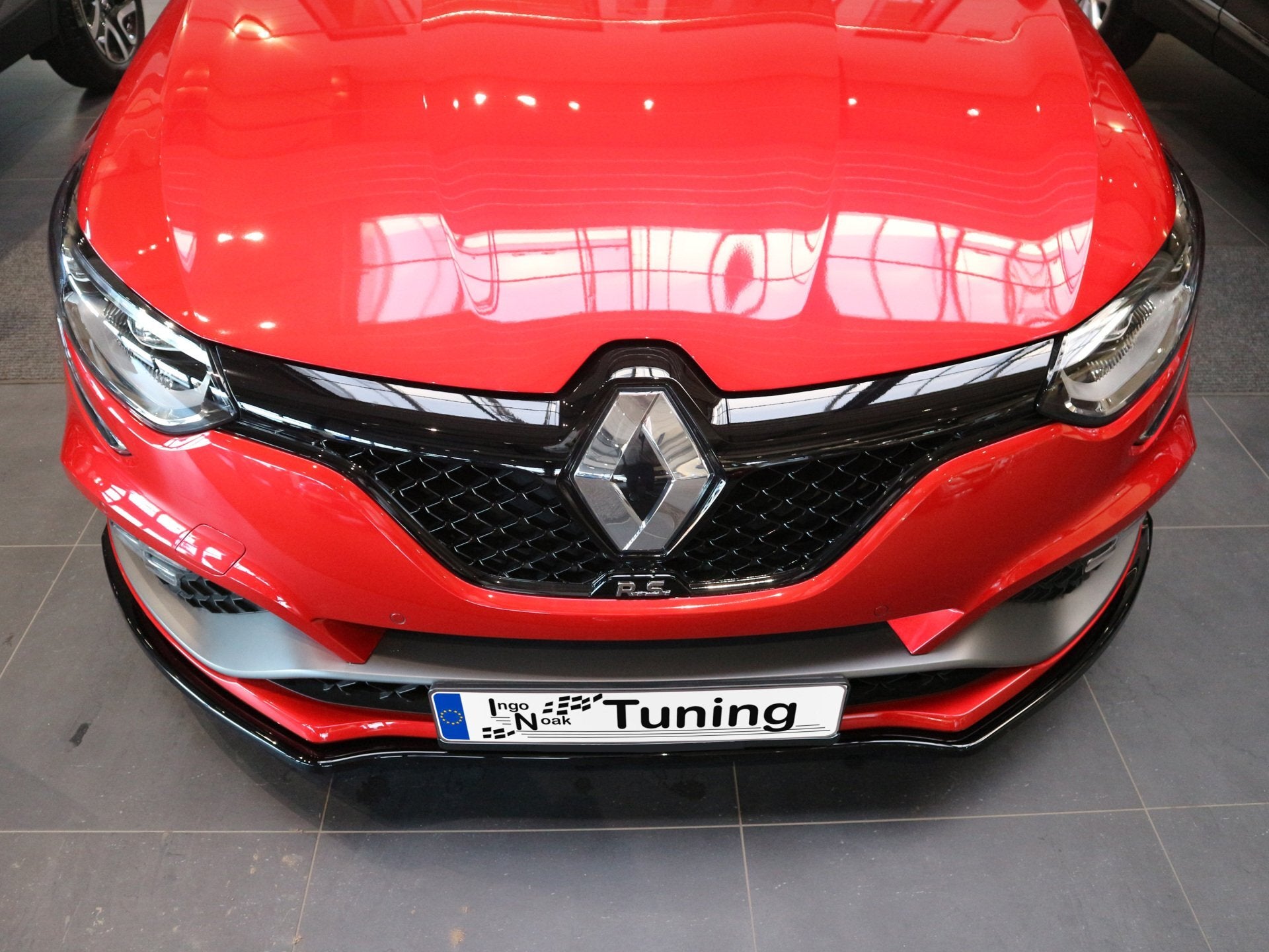 Cup Frontspoilerlippe für Renault Megane 4 RS Facelift Schwarz Matt
