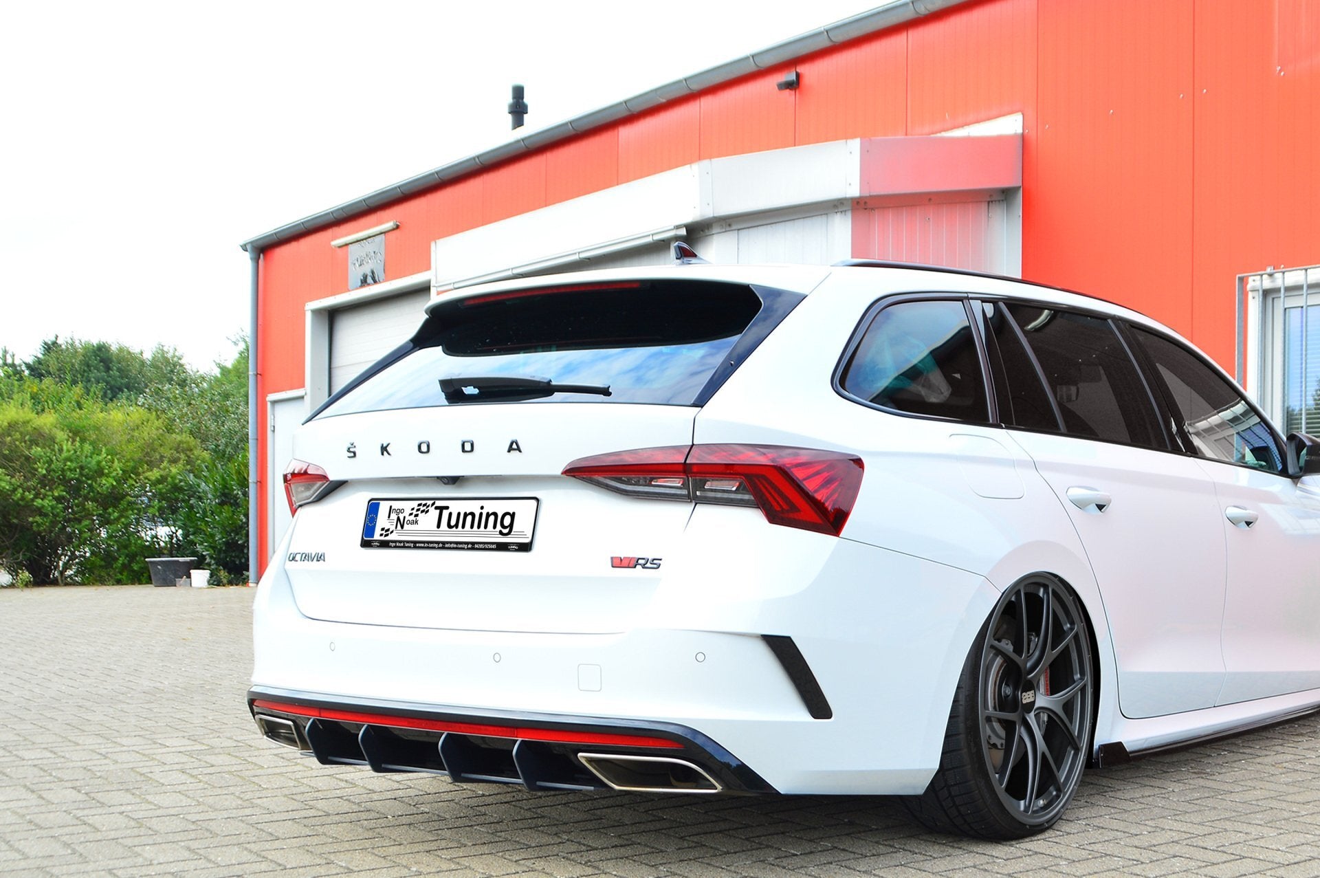 Heckansatz aus ABS für Skoda Octavia RS NX ab Bj.2020-